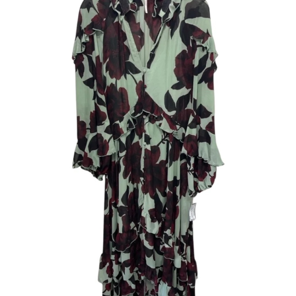 Floral Free People Ruffle Maxi Dress